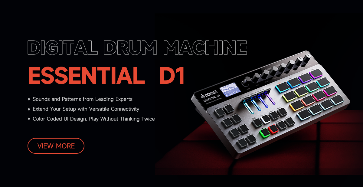 Discover the Ultimate Rhythm Partner The Donner Essential D1