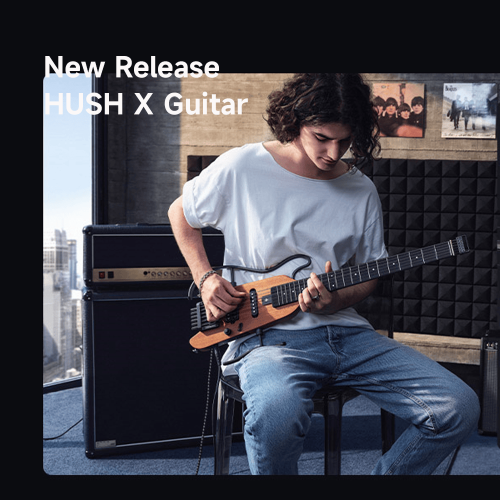 Donner New Product: Donner HUSH-X Electric Guitar Kit for Travel Donner New Product: Donner HUSH-X Electric Guitar Kit for Travel