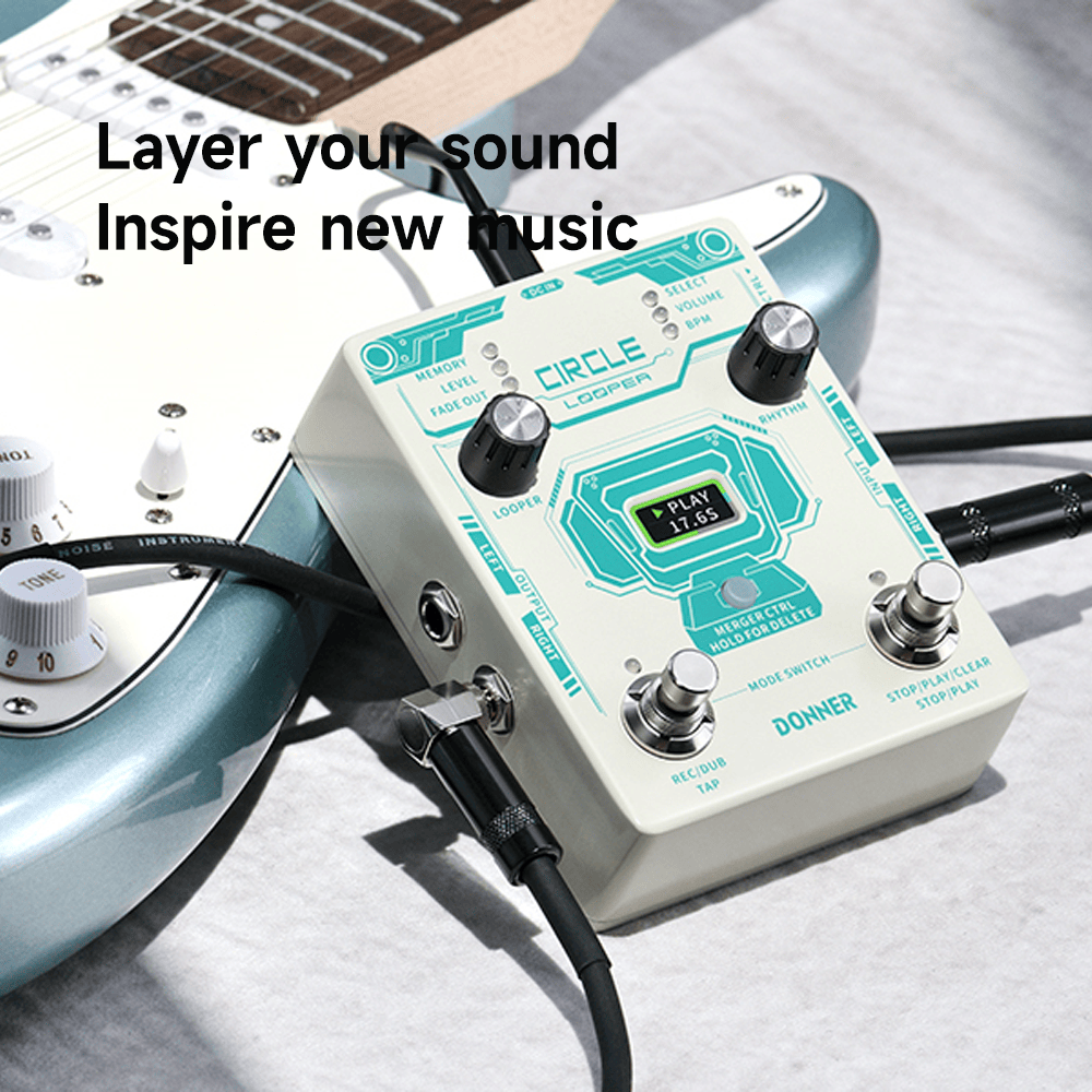 Unlock Your Creative Potential with the Donner Circle Looper Pedal