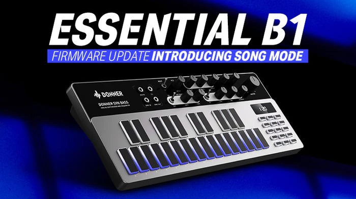 Donner Essential B1 Bass Synthesizer Major Firmware Update 