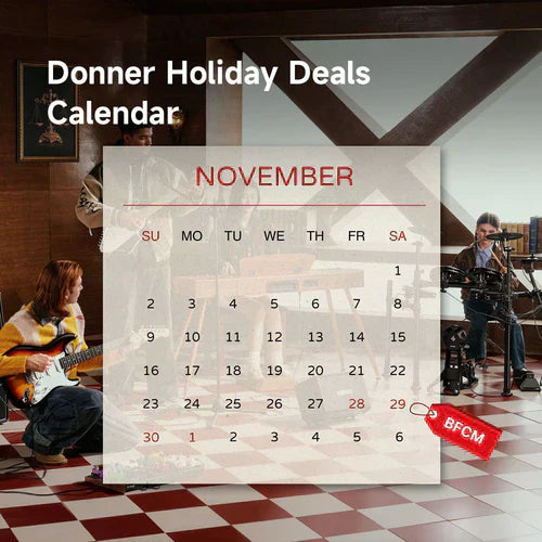 Unwrap the Music: Donner 2025 Black Friday & Christmas Sale Timeline
