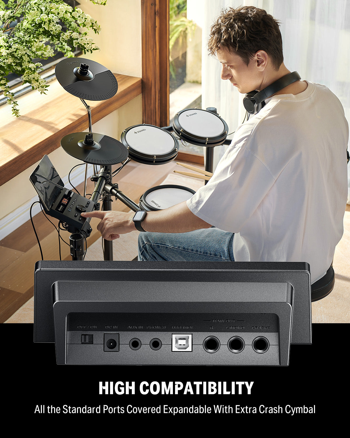 Donner DED-100 Electronic Drum Set
