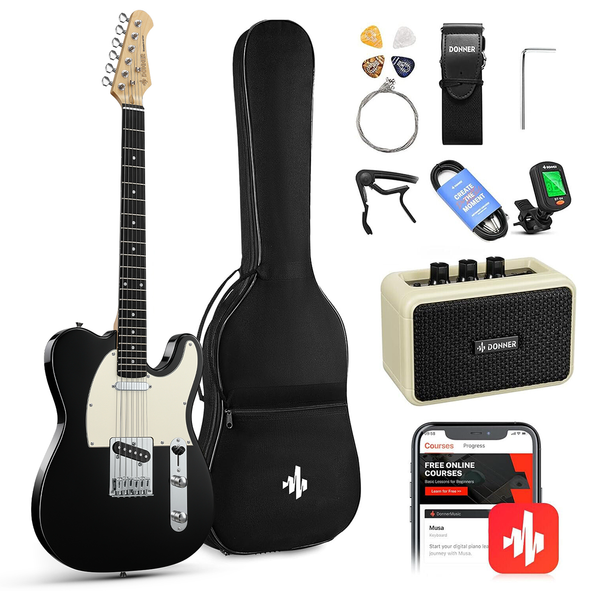 Donner DTL-100 Electric Guitar Kit