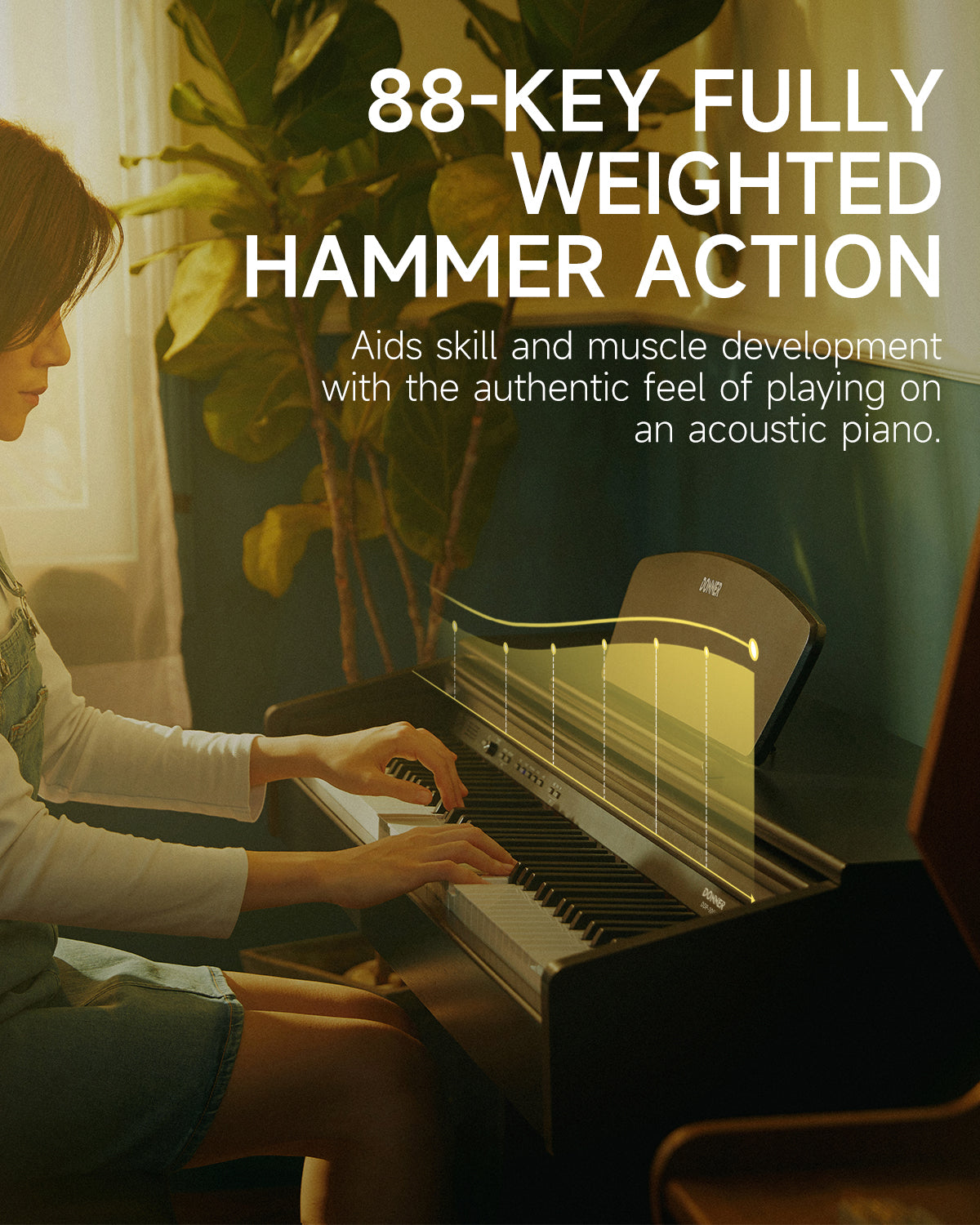 Donner DDP-300 Fully Weighted Home Digital Piano