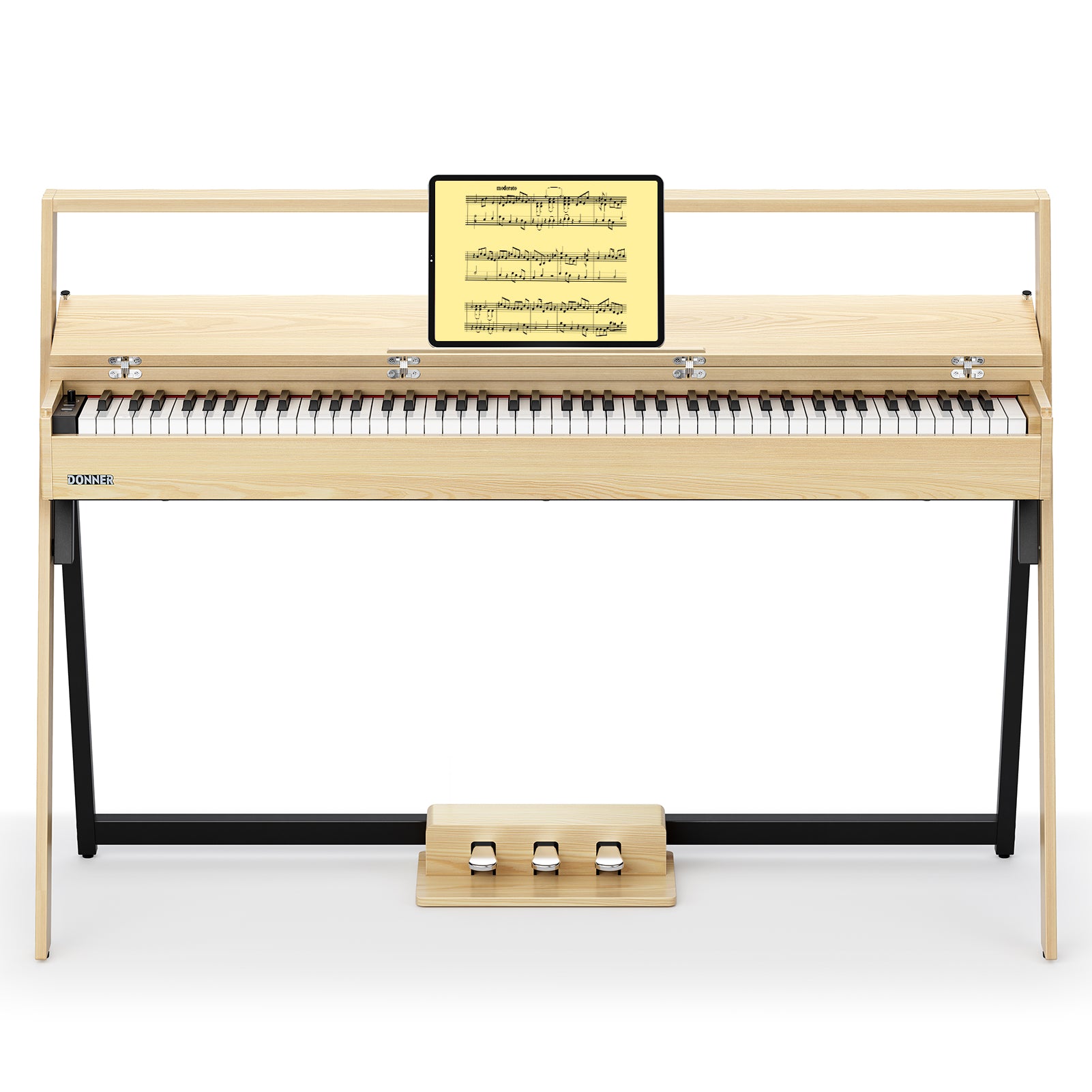 Donner Oura R300 88-key Home Digital Piano-Light Wood##