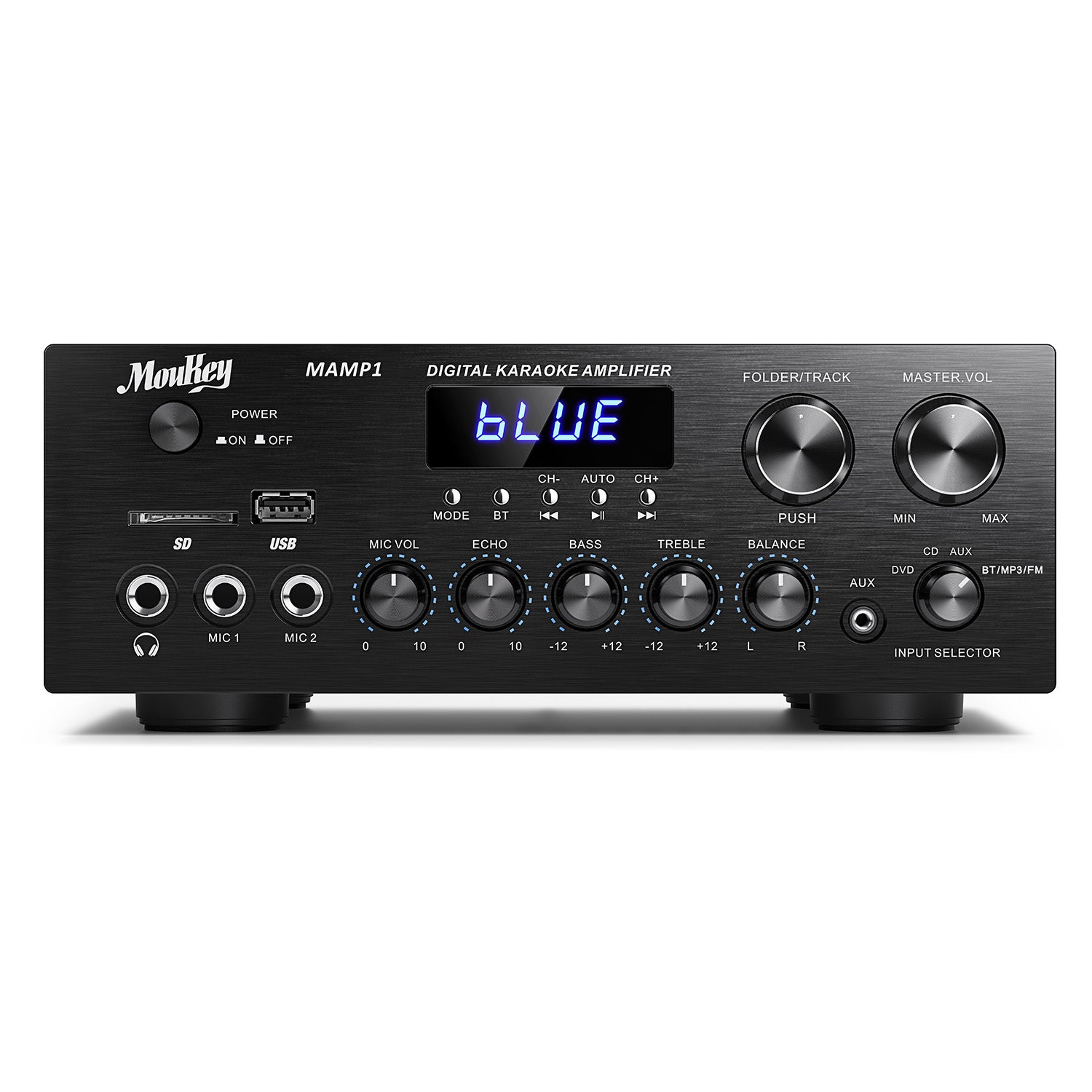 Moukey MAMP1 Stereo Amplifier with Bluetooth 5.0