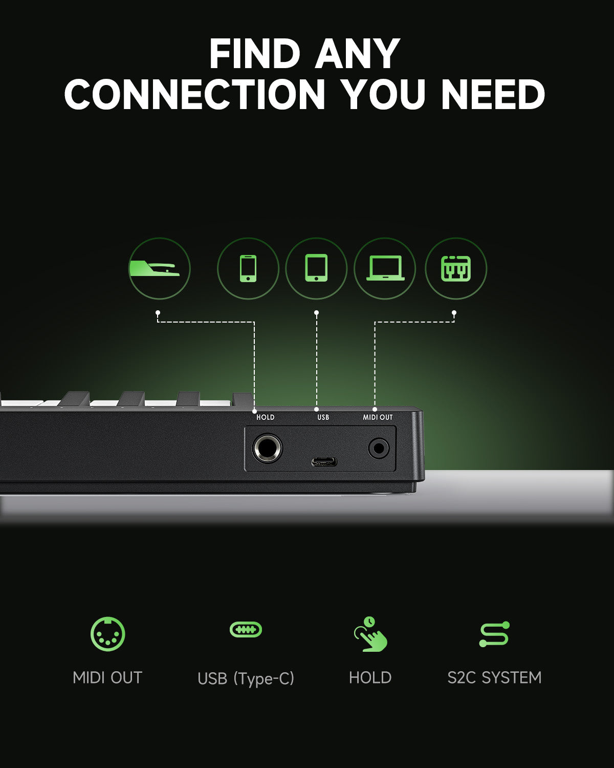 Donner Essential L1 Synthesizer-KB-32M##