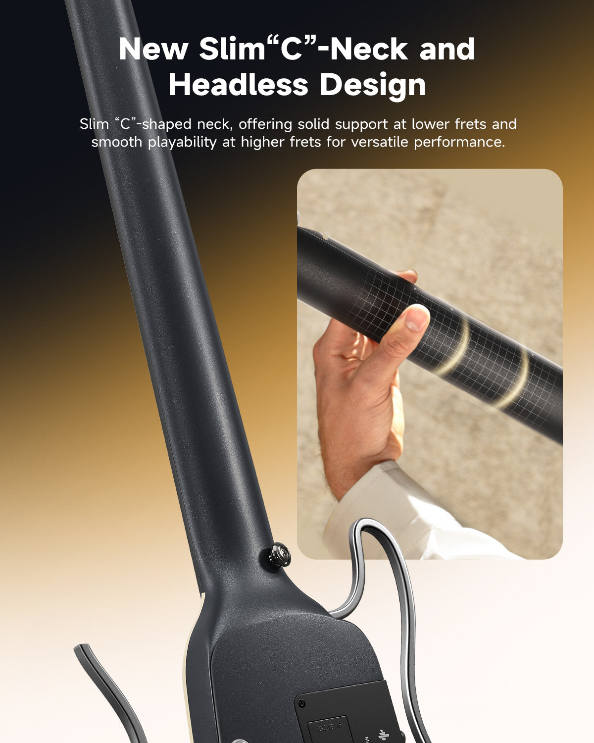 Donner HUSH™ I EVO2 Guitar-Balck##