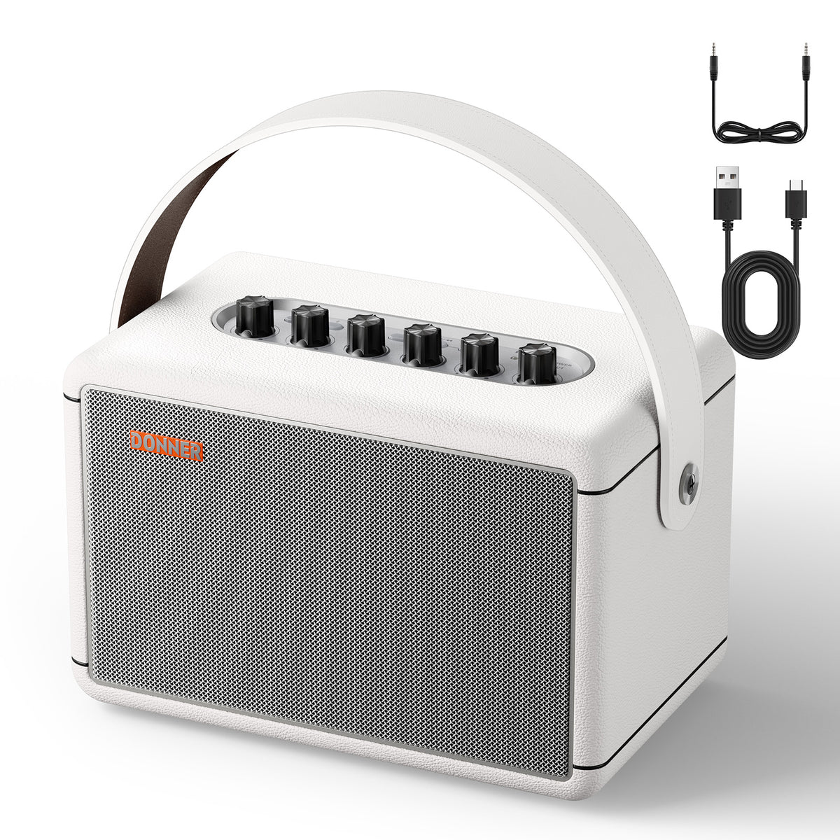 DONNER GO II Guitar Amp-White##
