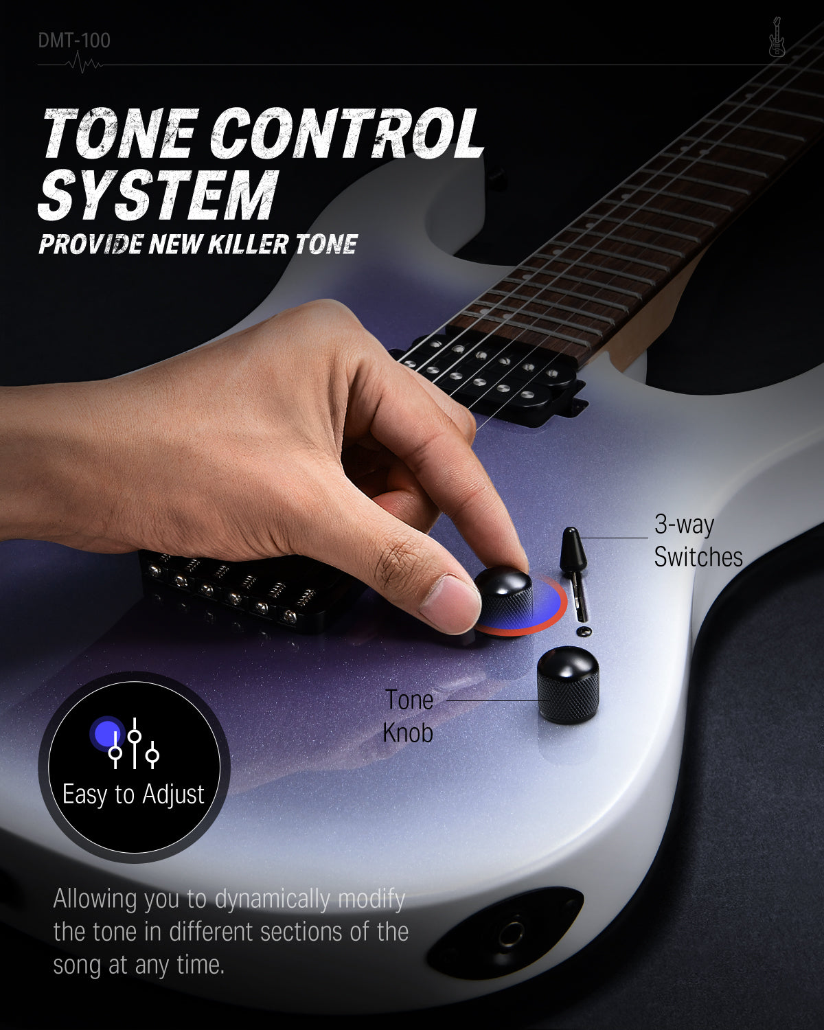 Donner DMT-100 Solid Body Electric Guitar