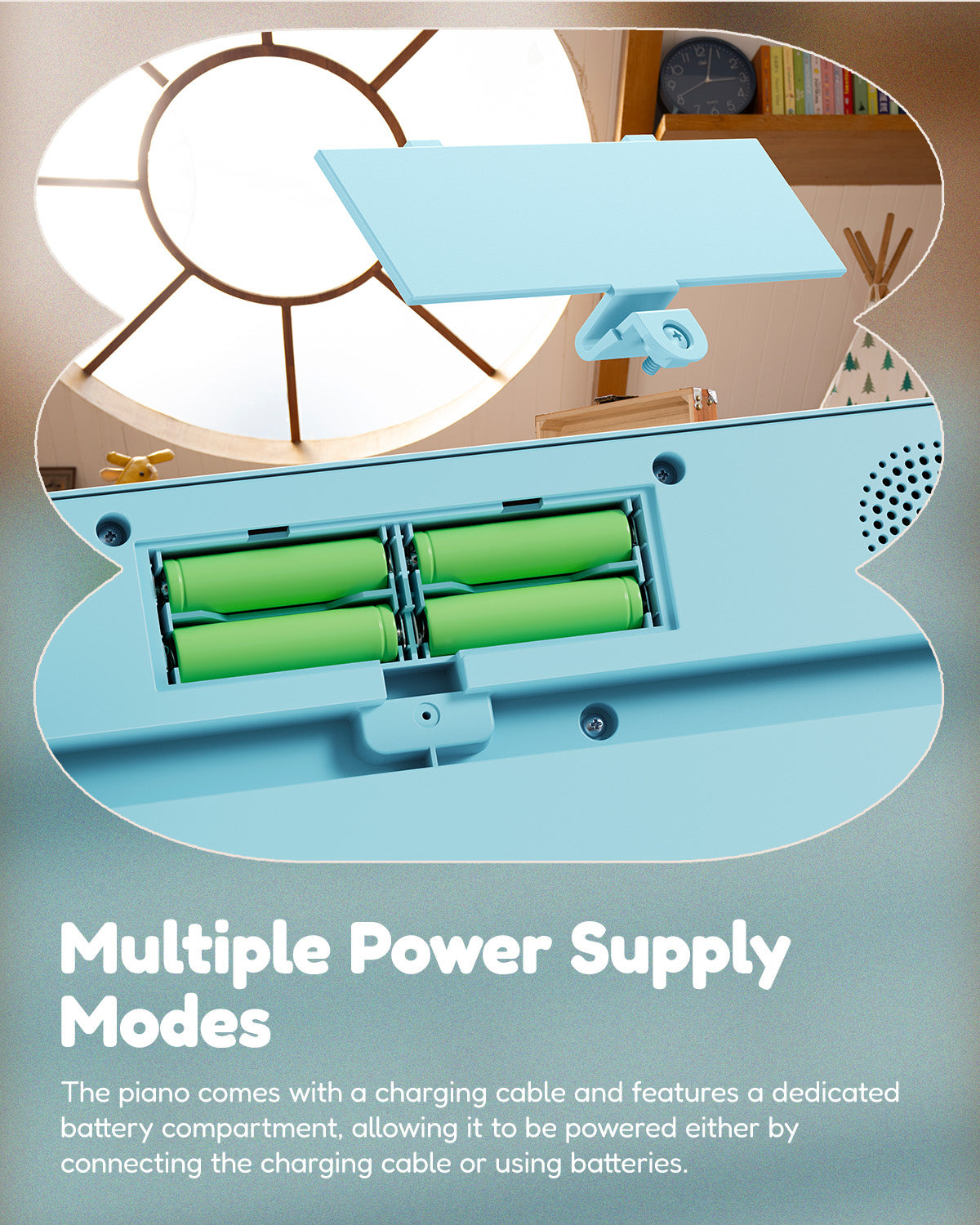 Eastar KIDO V-20 Mini 44 keys Digital Keyboard with Stand