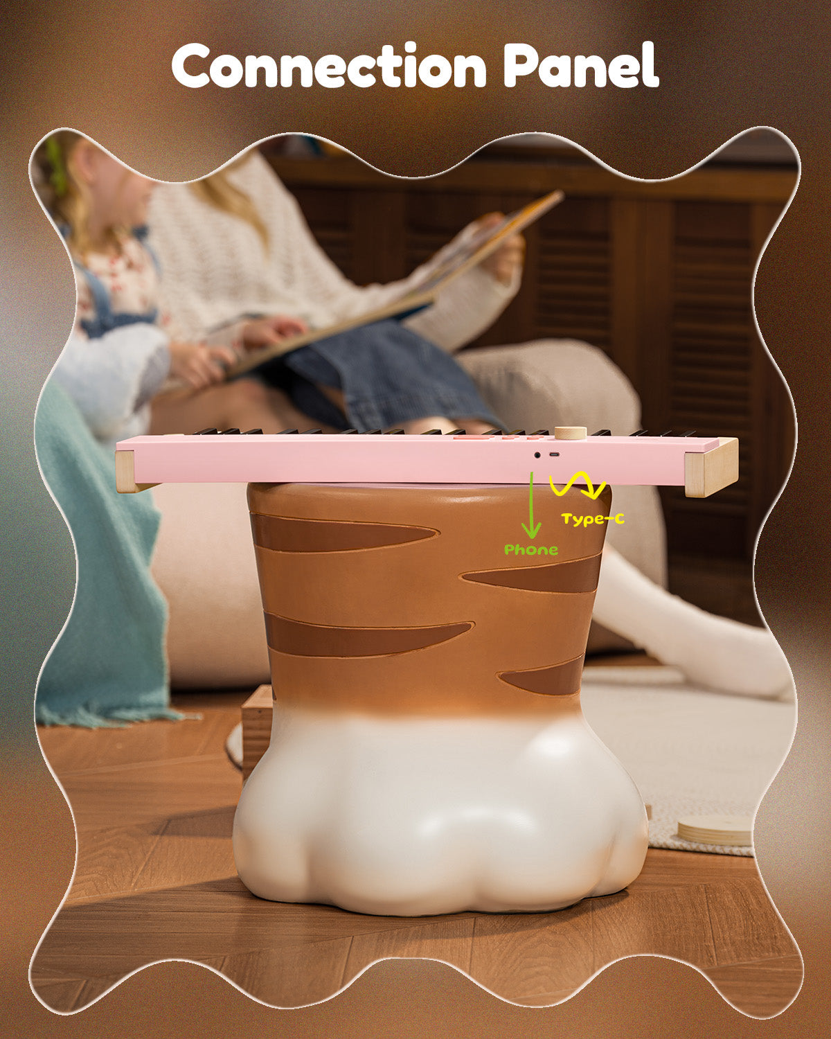 Eastar KIDO V-20 Mini 44 keys Digital Keyboard with Stand