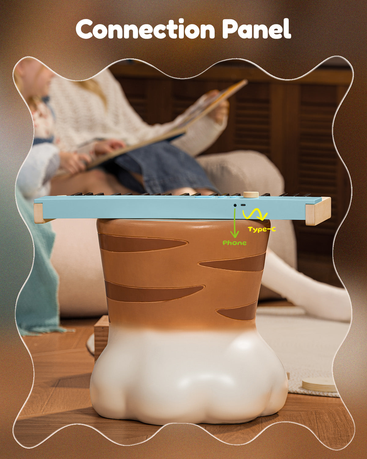 Eastar KIDO V-20 Mini 44 keys Digital Keyboard with Stand