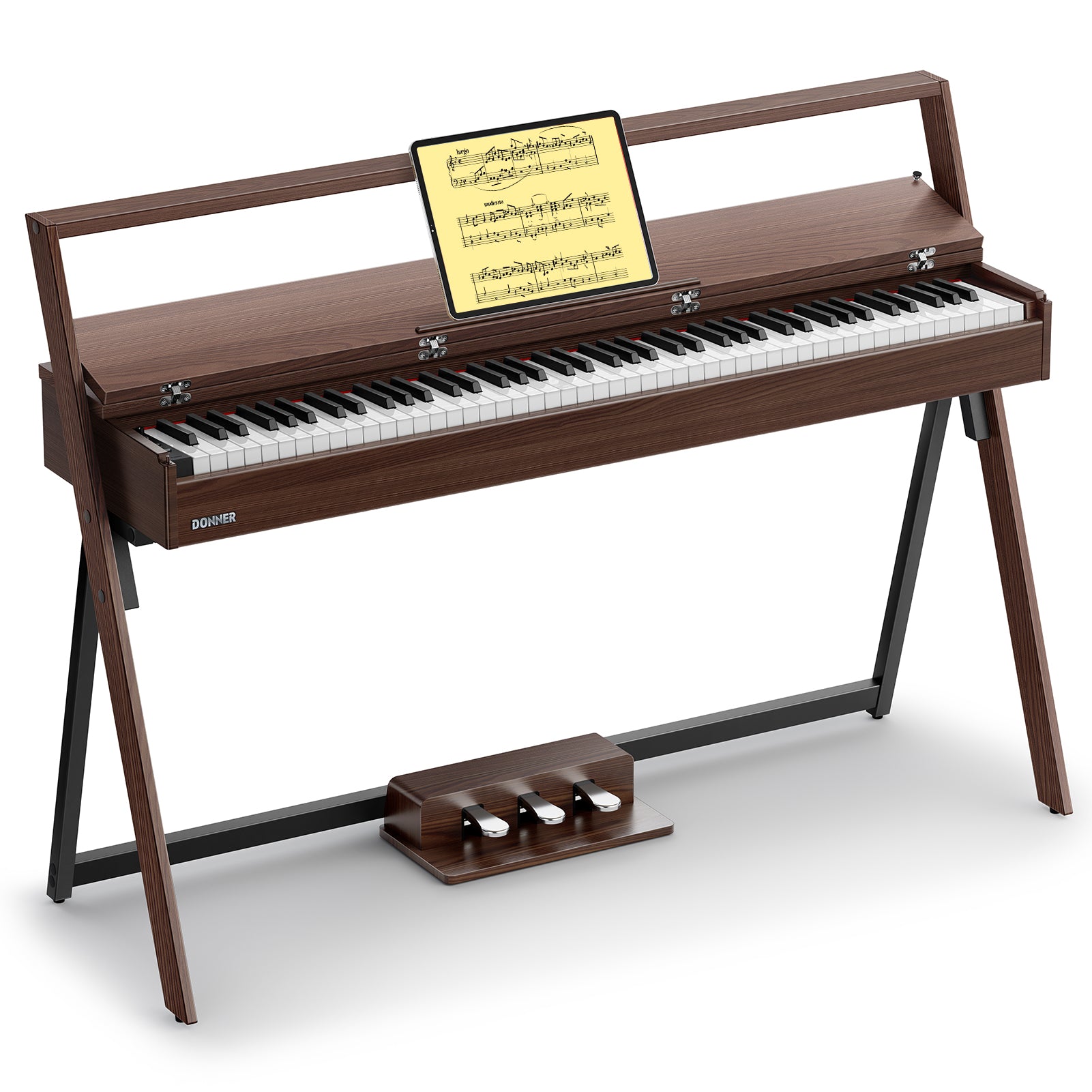 Donner Oura R300 88-key Home Digital Piano-Walnut##