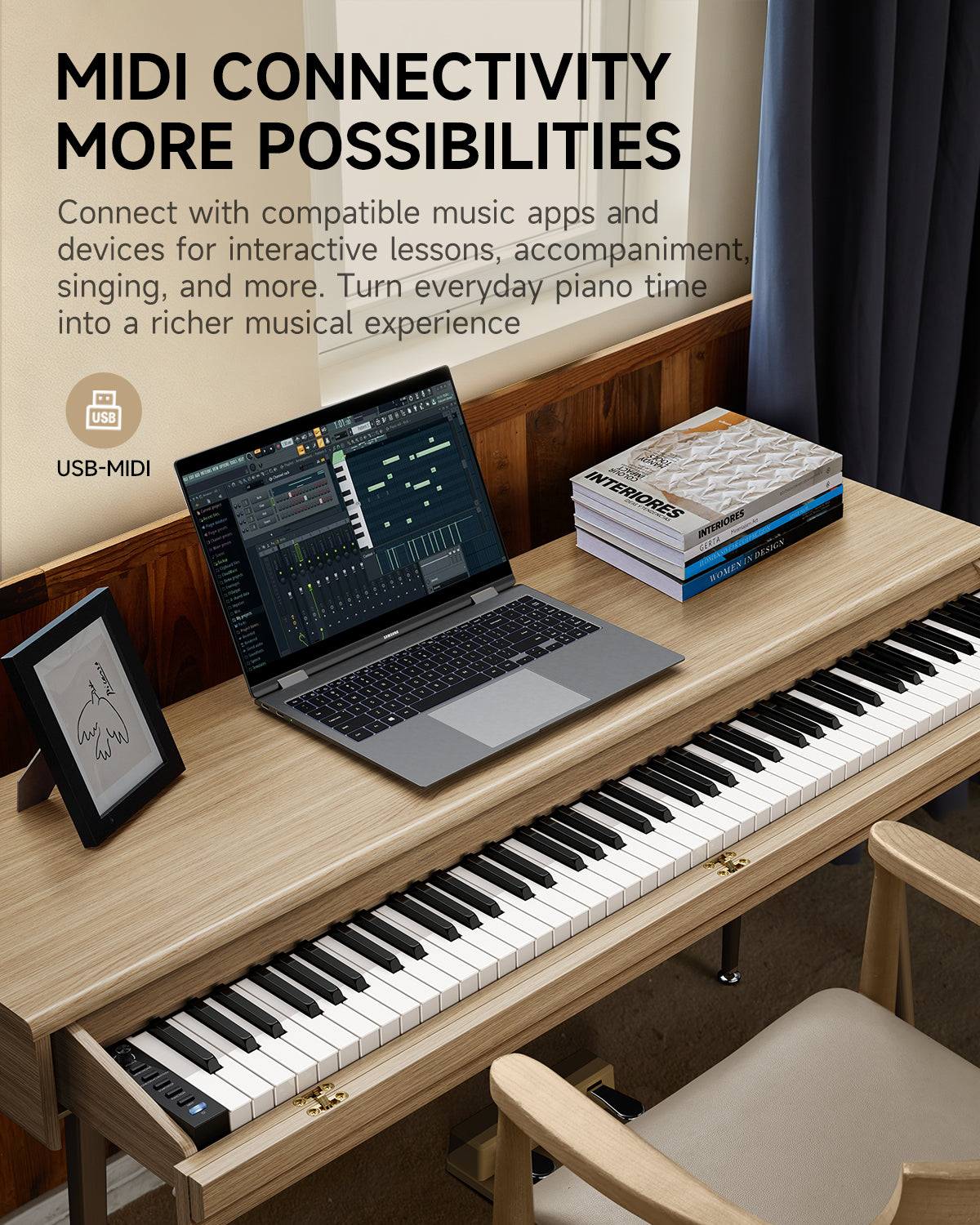 Donner DDP-65 88 Key Semi-weighted Digital Piano