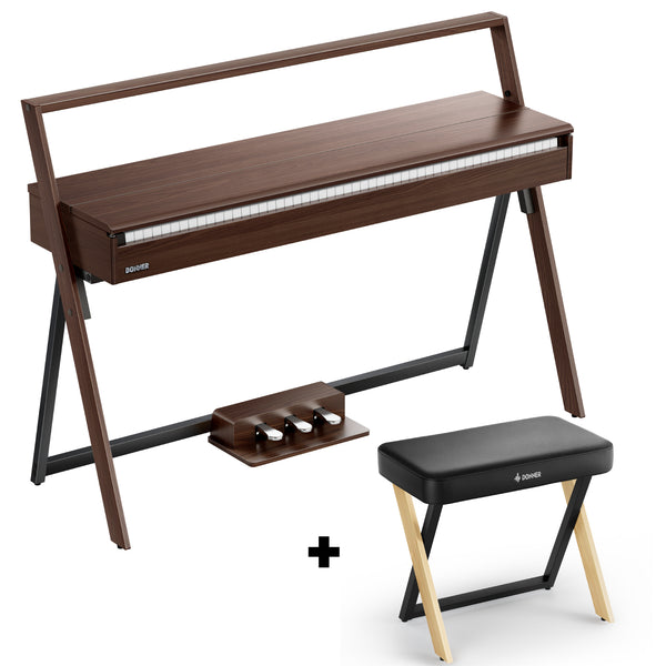 Donner Oura R300 88-key Home Digital Piano-Walnut##