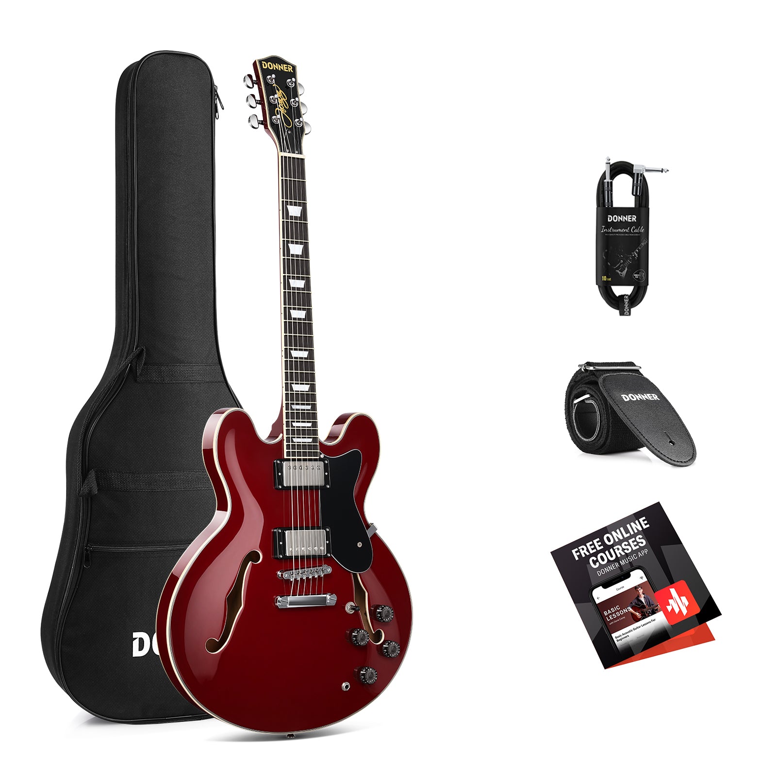 Donner DJP-1000 JAZZ Electric Guitar