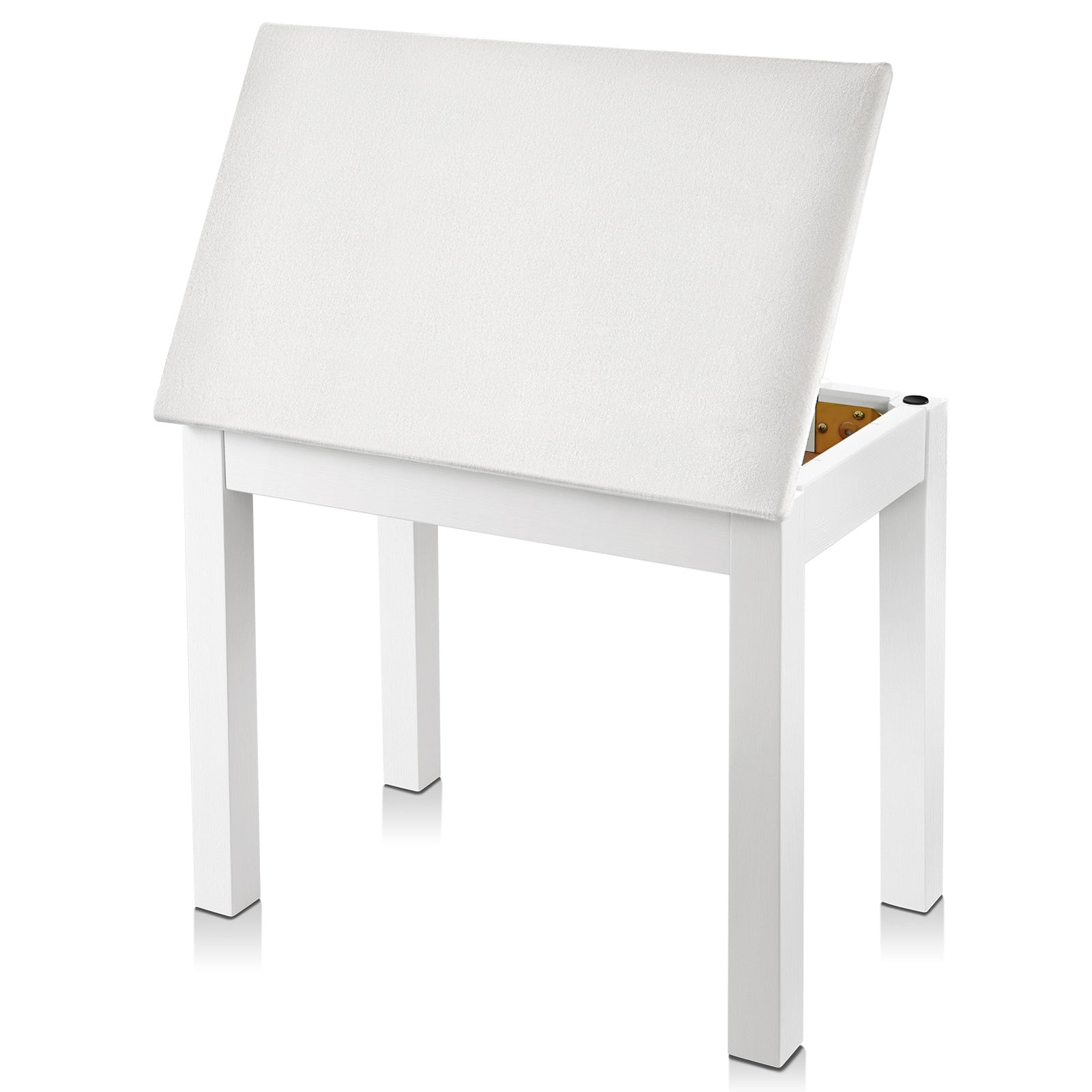 Donner DKB-10 Piano Bench with Storage White