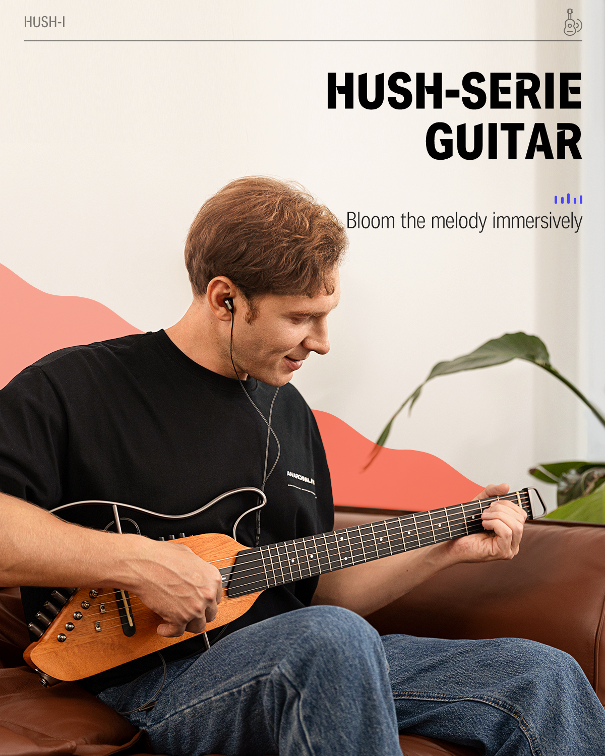 Donner HUSH-I Headless Hush Guitar Kit