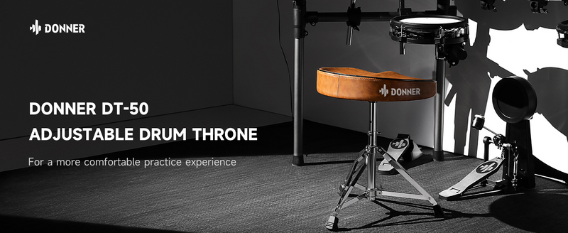 Introducing the new Donner® DT-50 Saddle Drum Throne