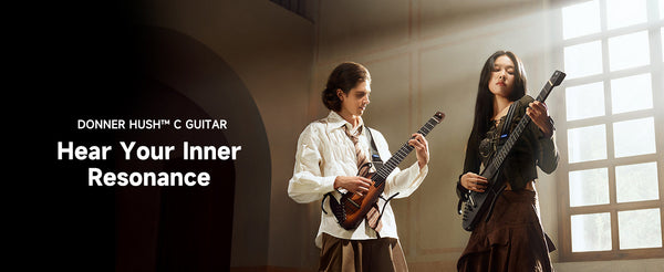 Discover the Donner HUSH-C Silent Nylon Acoustic Electric Guitar