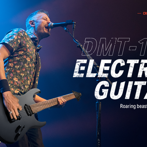 Roaring beast on the stage, Donner DMT-100 solid body electric 