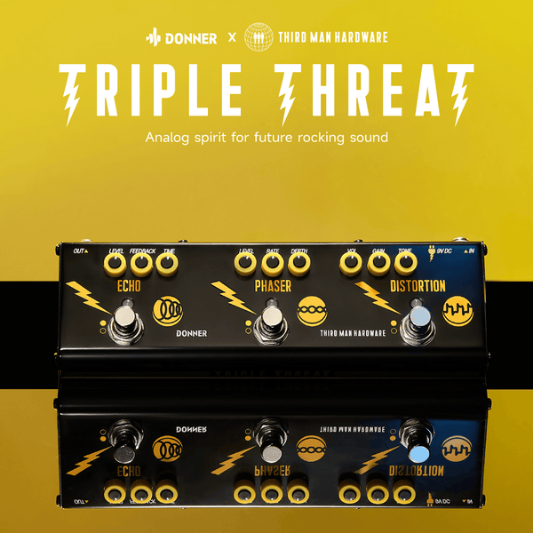 Unleash Your Inner Rock Star with the Donner Triple Threat Pedal