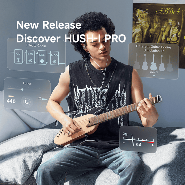 Discover the Ultimate Travel Companion: Donner HUSH-I PRO Travel Guitar