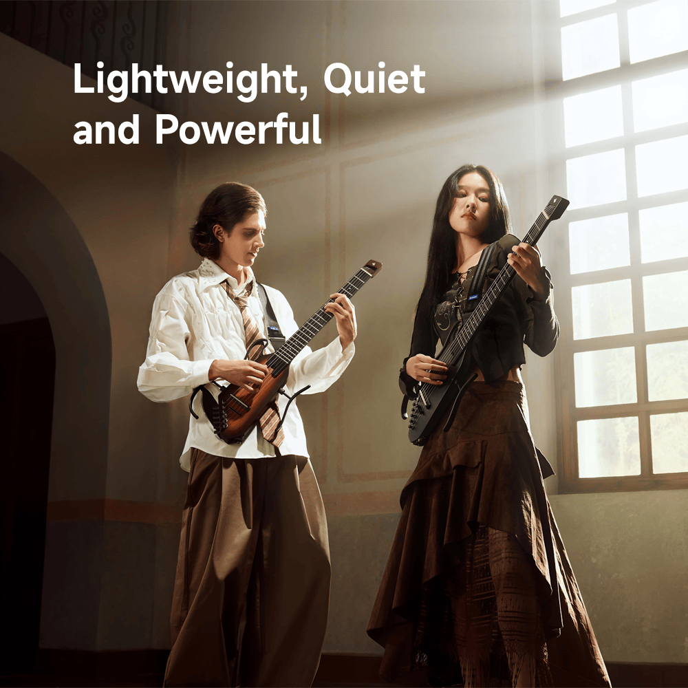 Discover the Donner HUSH-C Silent Nylon Acoustic Electric Guitar