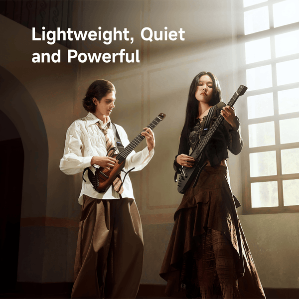 Discover the Donner HUSH-C Silent Nylon Acoustic Electric Guitar