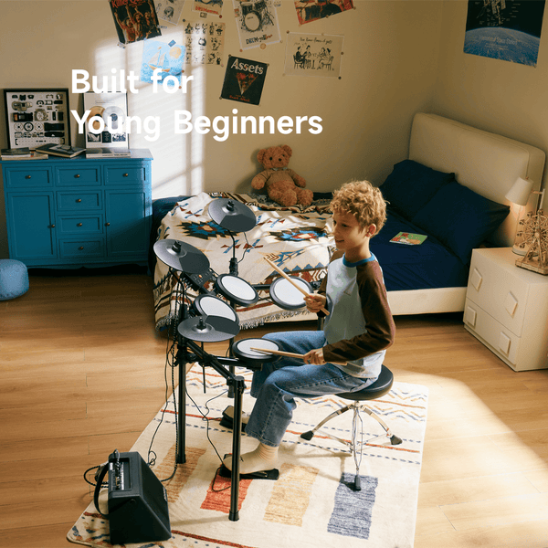 Donner DED-70 NEW Electronic Drum Kit – Beginner Drum Set Introduction