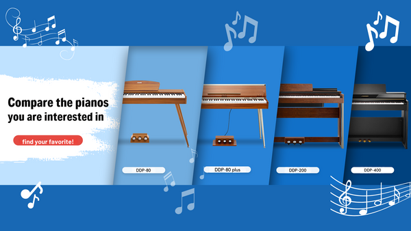 The parameter comparison configurator for the entire DONNER Piano range is now online!