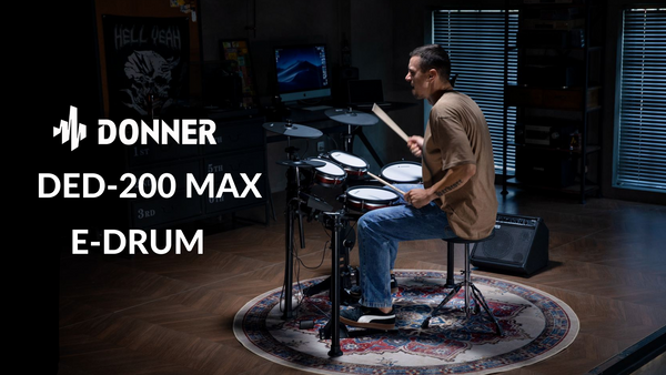 Donner DED-200 MAX Electronic Drum Kit: A Better Version of a Donner Classic Model