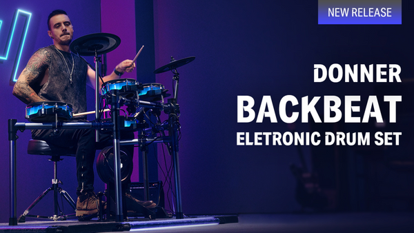 Donner Unveils the Feature-Packed BackBeat Electronic Drum Set