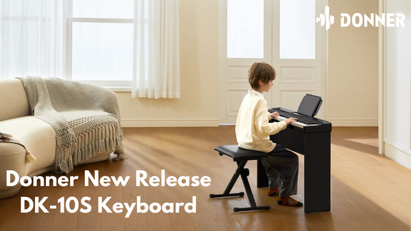 Donner New Release: The DK-10S Perfect Beginner-Friendly Electronic Keyboard with Illuminated Keys