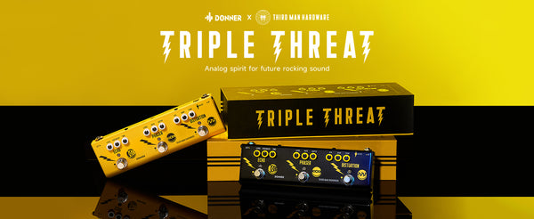 Unleash Your Inner Rock Star with the Donner Triple Threat Pedal