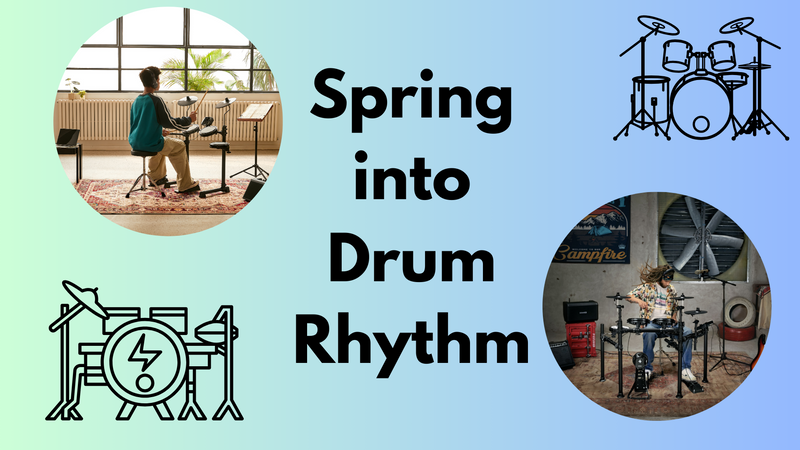 Spring into Drum Rhythm: Master the Electronic Drums with Donner DED-80 and DED-200