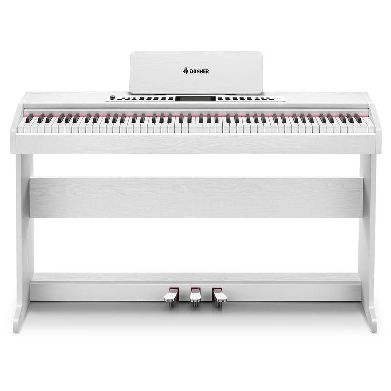 Donner DDP-95 Digital Piano 88-Key Weighted Keyboard White