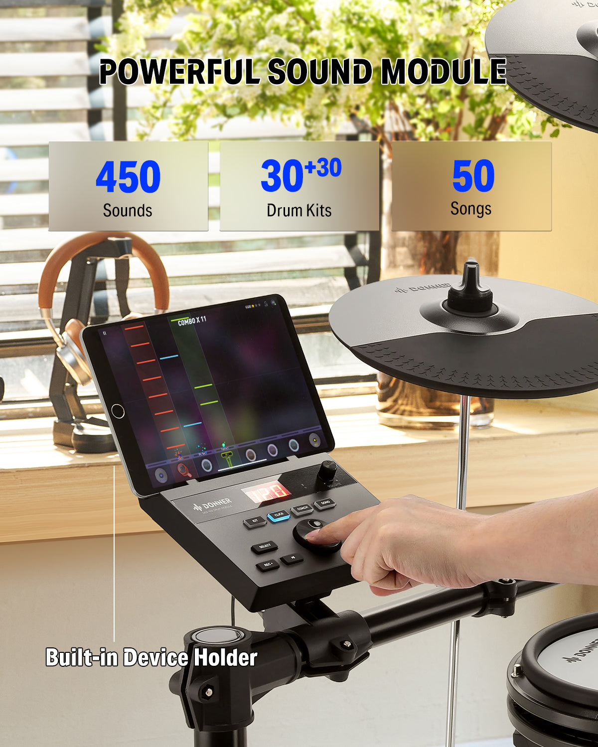Donner DED-100 Electronic Drum Set