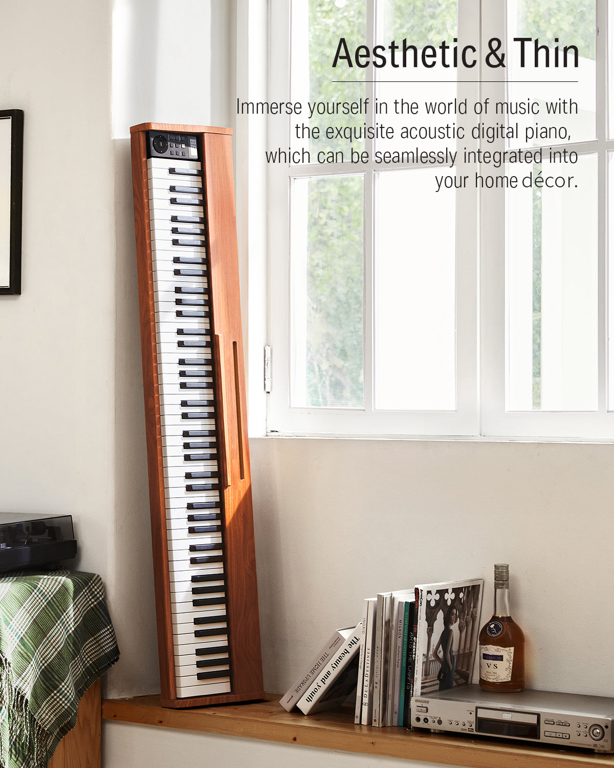 Donner DEP-1S Semi Weighted Keyboard Digital Piano-Natural Upgrade##