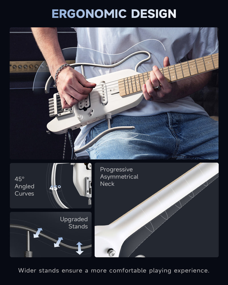 Donner HUSH-X Electric Guitar Kit for Travel