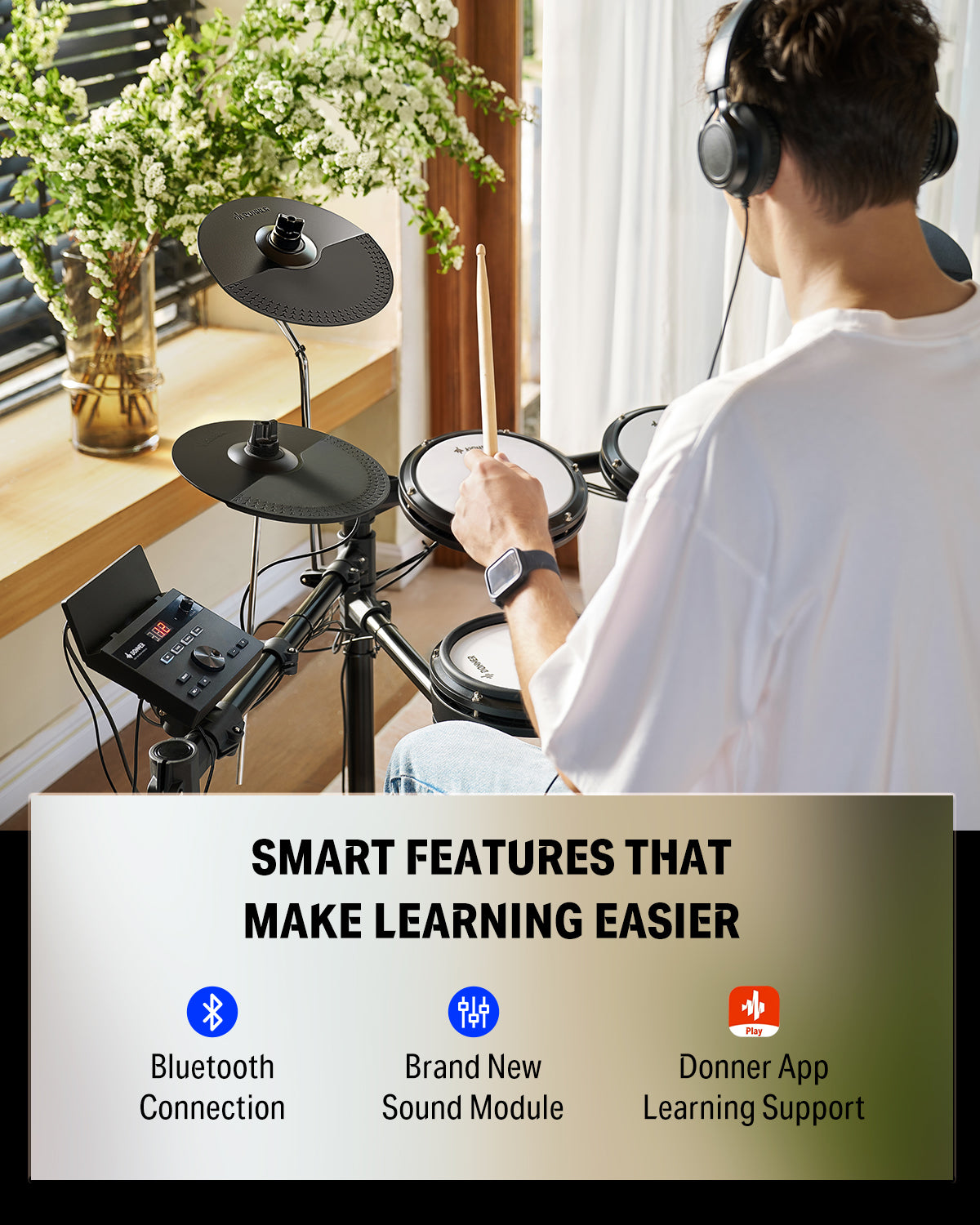 Donner DED-100 Electronic Drum Set