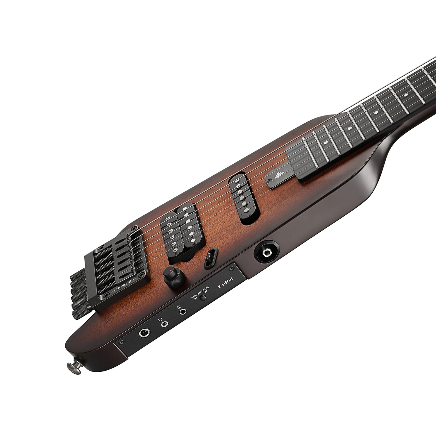 HUSH-X Travel Electric Guitar, Lightweight Headless, Perfect