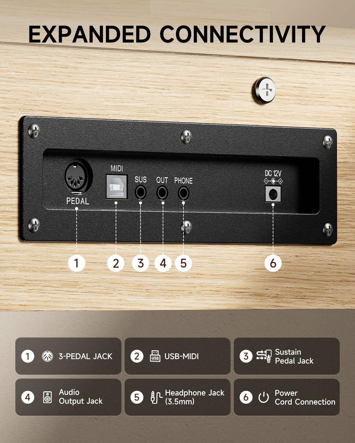 Donner DDP-65 88 Key Semi-weighted Digital Piano