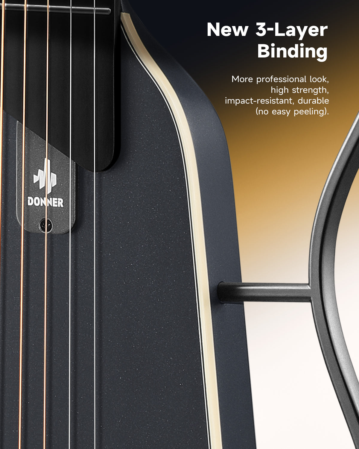 Donner HUSH™ I EVO2 Guitar-Balck##