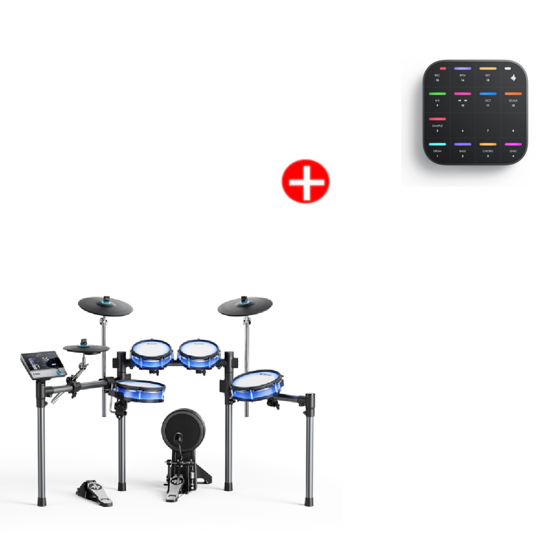 Donner BackBeat Electronic Drum Set with 7" Touch Screen and 1126 Sounds