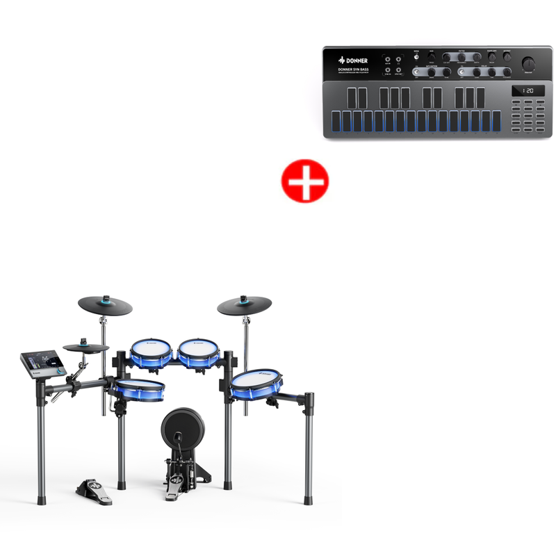 Donner BackBeat Electronic Drum Set with 7" Touch Screen and 1126 Sounds