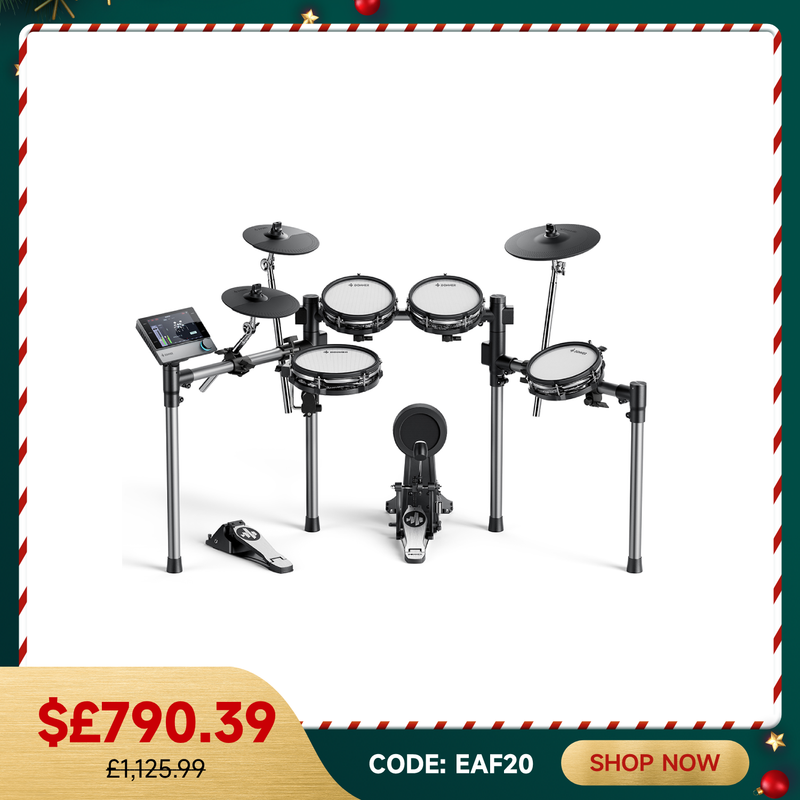 Donner Beat Electronic Drum Set 5 Drums 3 Cymbals Electric Drum