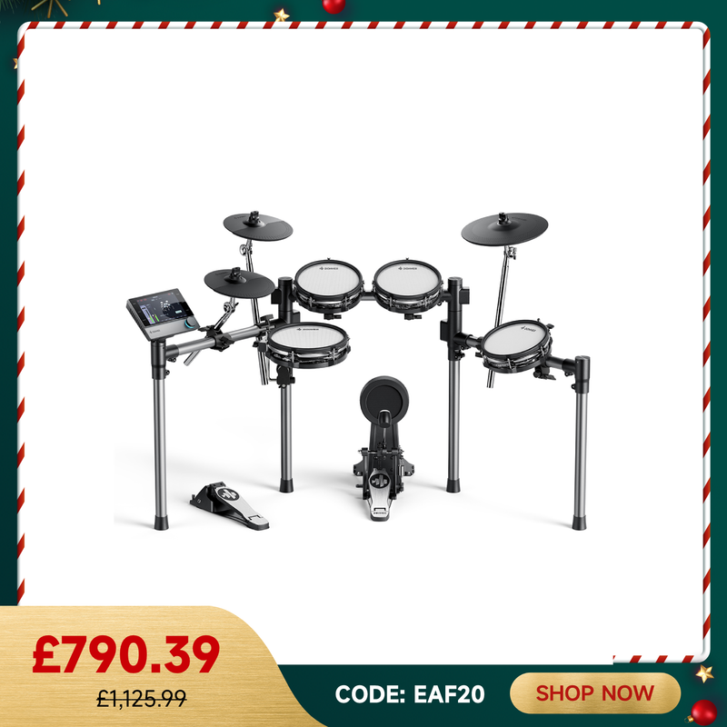 Donner Beat Electronic Drum Set 5 Drums 3 Cymbals Electric Drum