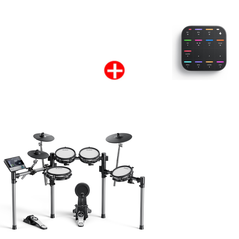 Donner Beat Electronic Drum Set 5 Drums 3 Cymbals Electric Drum